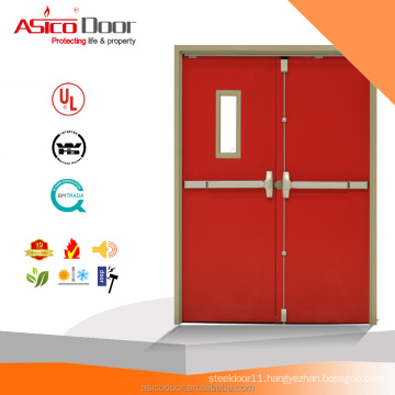 Exit Emergency Metal Door Fire Proof Heat Resistance Thermal Acoustic Steel Door